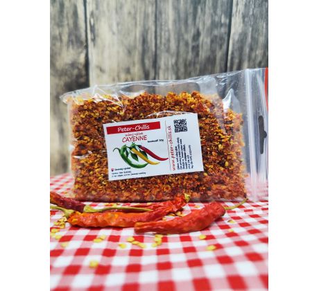 Sušený výlisok Cayenne 30g+
